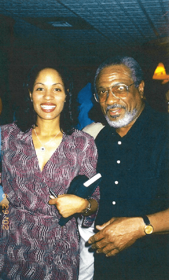 Jane Carpenter-Rock with her mentor, Norman Parish. Carpenter-Rock worked at Parish' titular gallery as a Howard student.